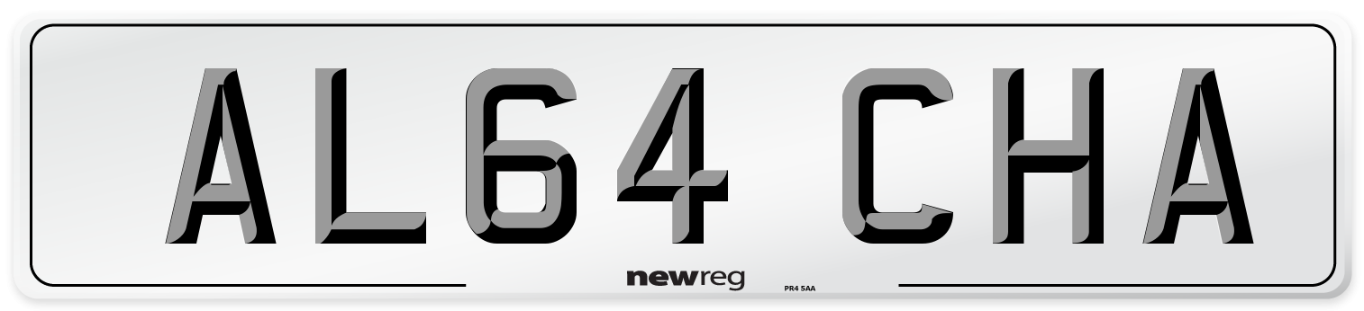AL64 CHA Number Plate from New Reg